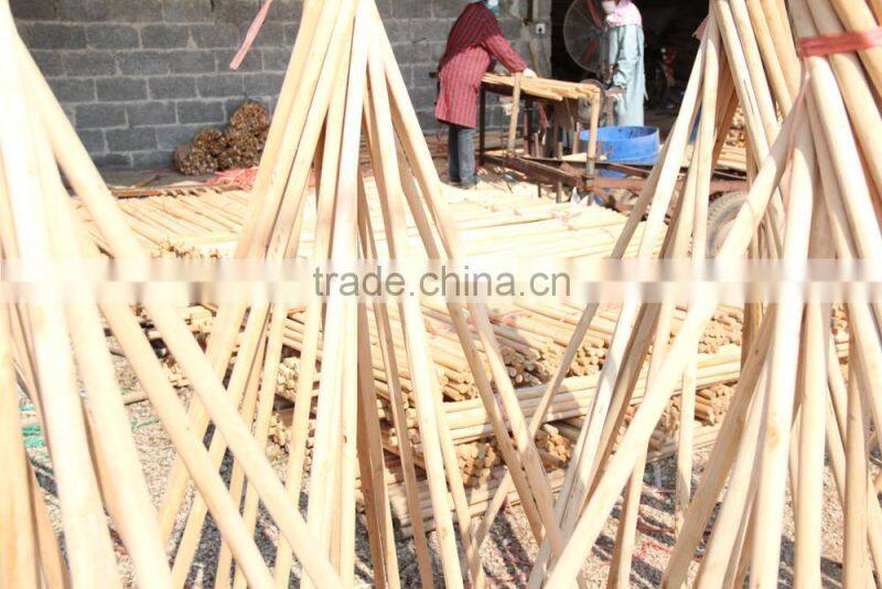 High quality wood handles for broom mop shovel spade brush rake hoe