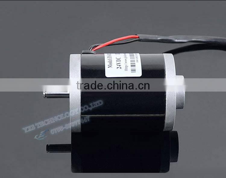 120W 24V 3500RPM High Power High Torque Two Ball Bearing DIY DC Motor with Pure Core Wire Low Noise