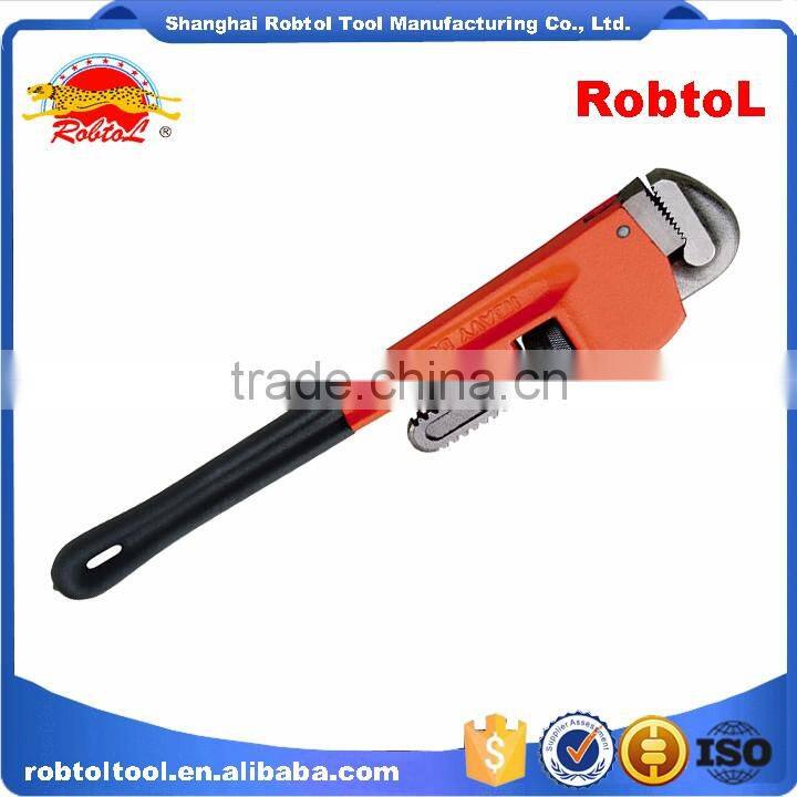 24 inch straight heavy duty american type style pipe wrench monkey adjustable plumbing spanner clamp