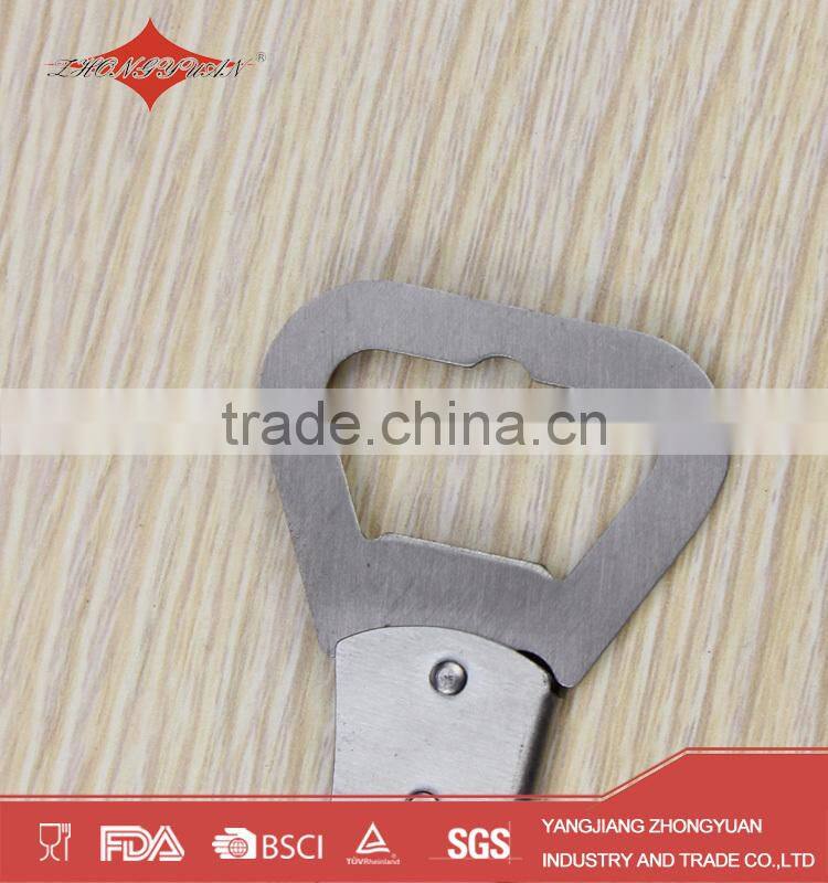 Multi Function stainless steel bottle opener with knife