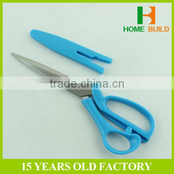Factory price HB-S8103 Papercutting Office Stationery Scissors With Cover