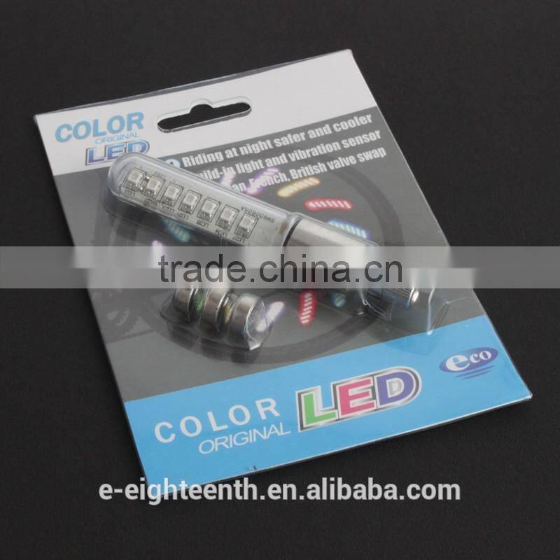 2016 new Cycling Bike Bicycle Tire Wheel Valve 7 Led Flash Light
