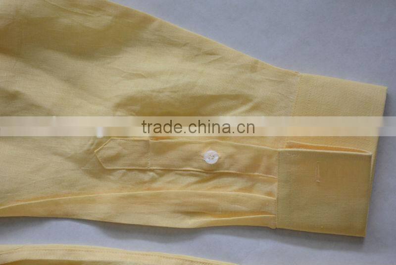 Men's 100% cotton Guayabera shirt with pintuck and embroidery