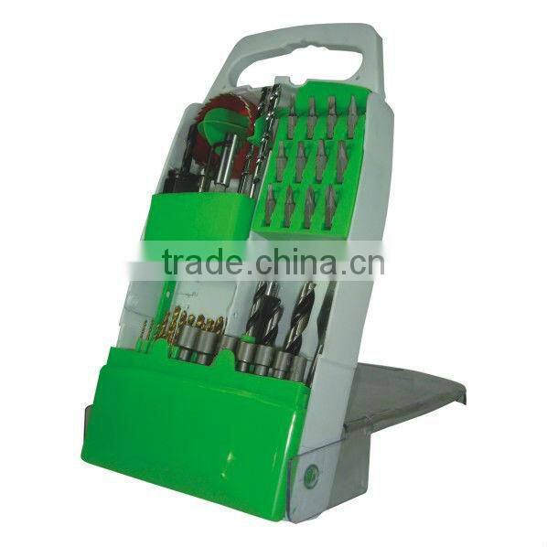 50pcs innovative combined drill bit set in plastic case