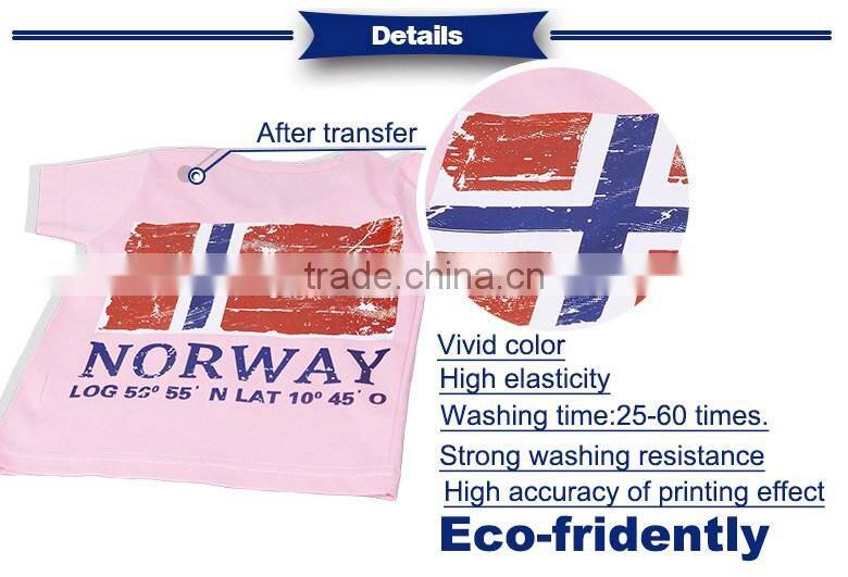 Customized colors heat transfer sticker for offset printing