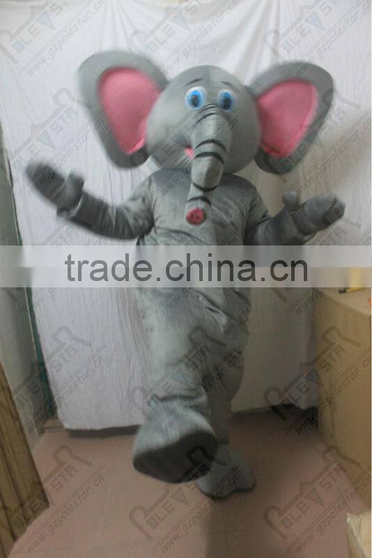 hot sale grey elephant mascot costumes NO.2318