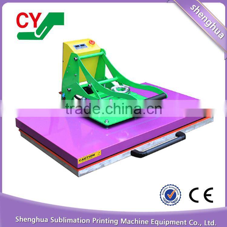 Manual high quality multicolor sublimation t shirt big size heat press machine