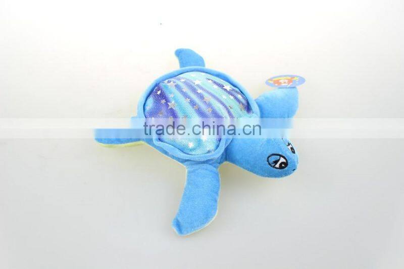 Cute novelty light colorful new design playing plush toy with sand