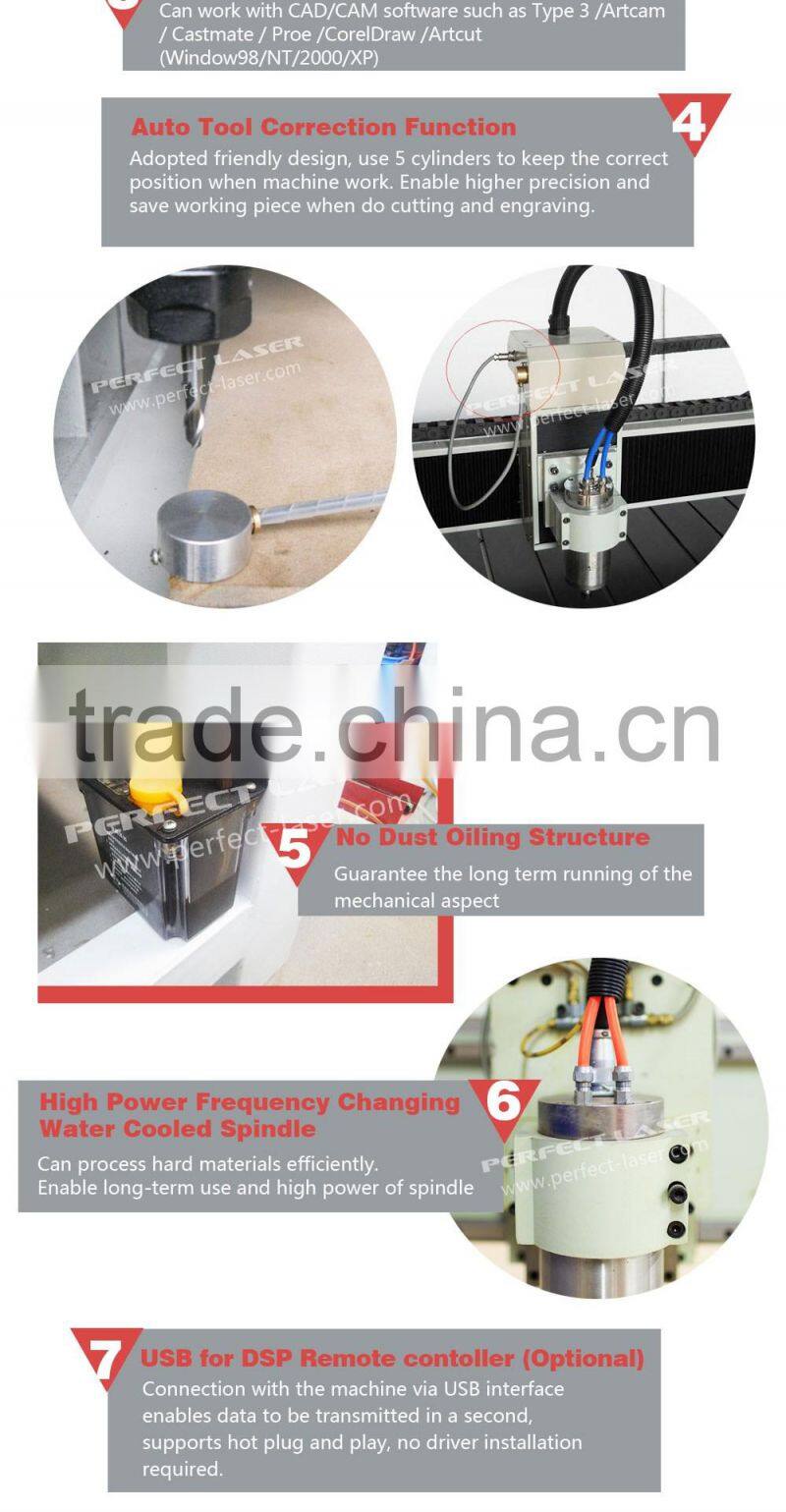 Ball screw Tansmission wood cnc router 1325