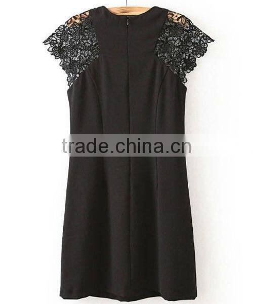 HD-D104 2014 hot design elegant women lace dress/casual ladies dress