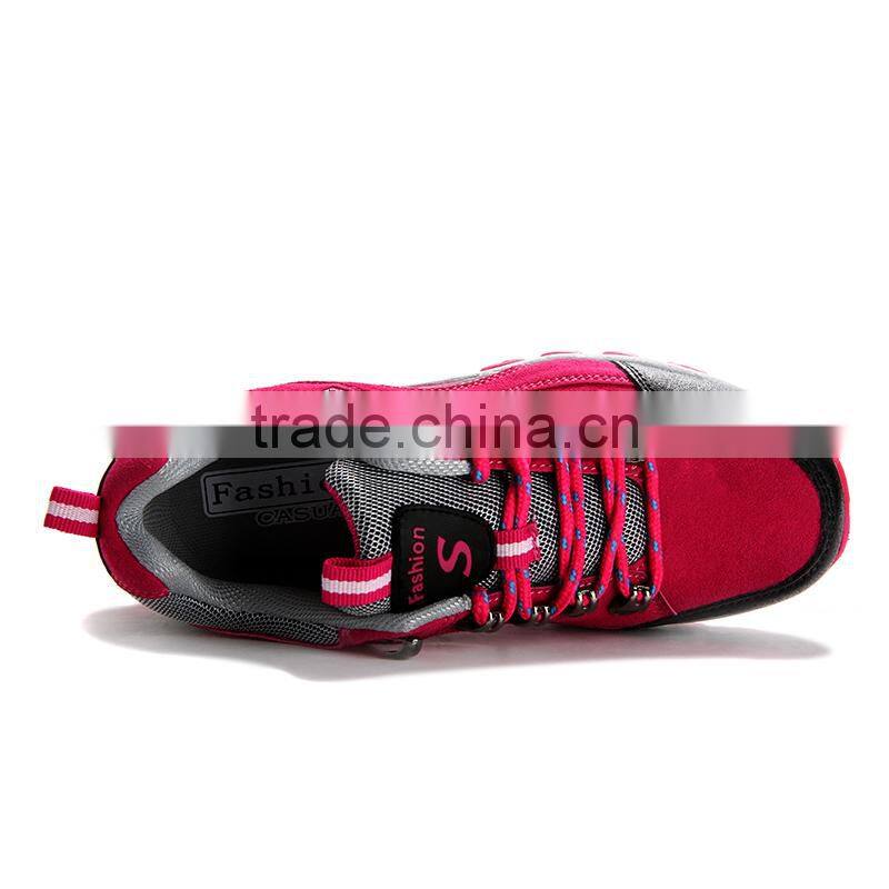 china brand sport climbing boots walking shoes sample for female, fashion women outdoor shoes sneakers hot sell made in china