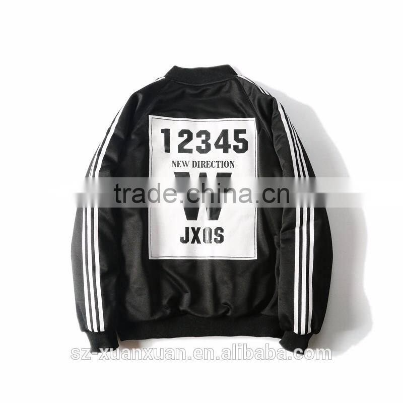 2016 winter fashion men baseball jacket warm coat