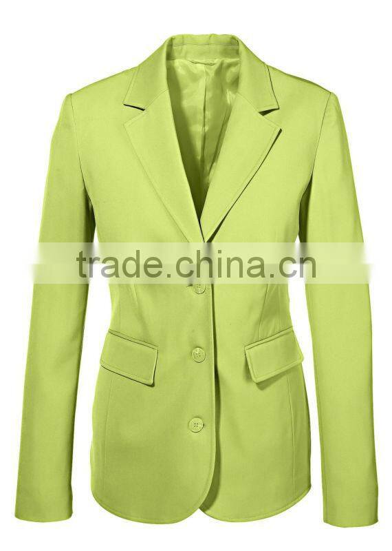 ladies blazer women's poly elastane blazer low crease blazer