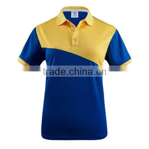 Embroidery two-tone polo shirt, t shirt manufacturers