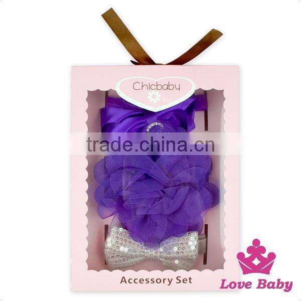 FDK268 Lovebaby Wholesale Sequin Bowknot Adjustable Elastic Baby Girls Butterfly Headband Latest Designs