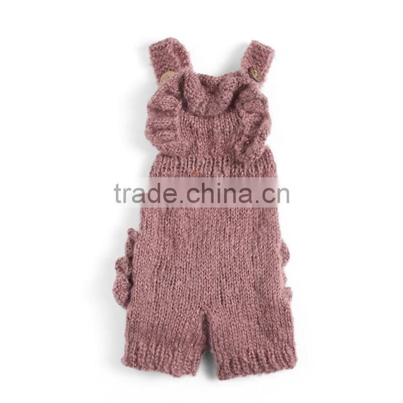Hot Sale Baby Photography Crochet Knitted Costum Handmade for Infant