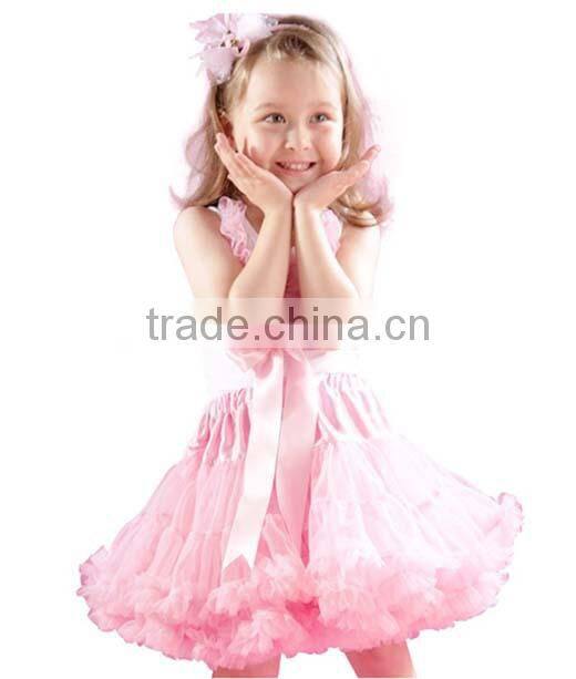 kids fluffy pettiskirt! clothing fluffy solid chiffon ruffle pettiskirt for infant toddler girls ruffled chiffon chirstmas red p
