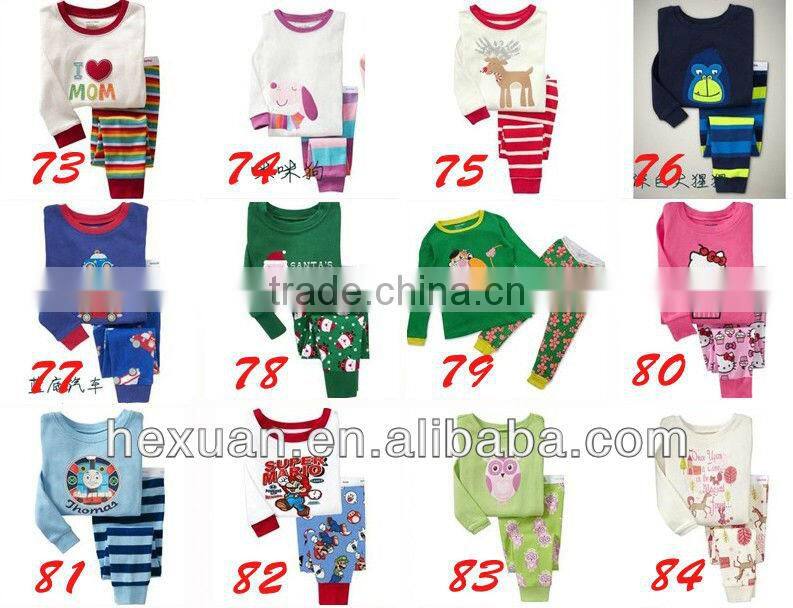 Latest New Design kids pyjamas wholesale