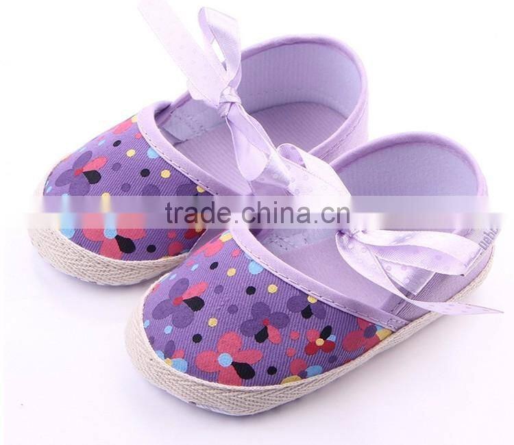 Newborn baby girls flora prewalker shoes