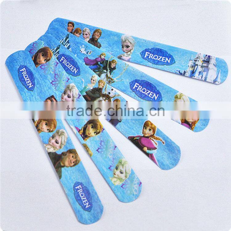 Kids Color print slap bracelets cartoon print slap band