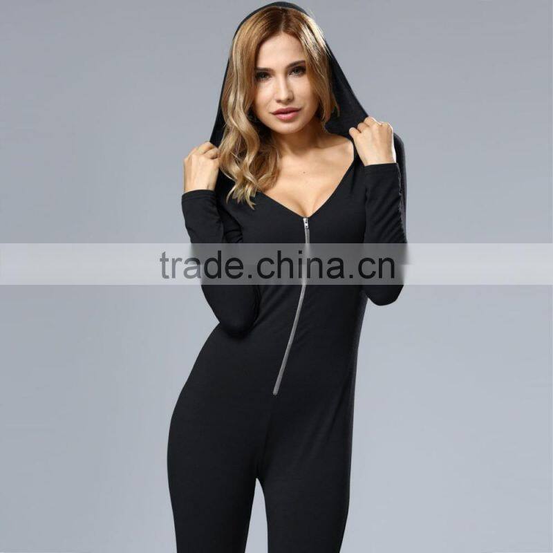 Wholesale women summer leisure style playsuit ladies women jumpsuit long sleeve design for sale 2017