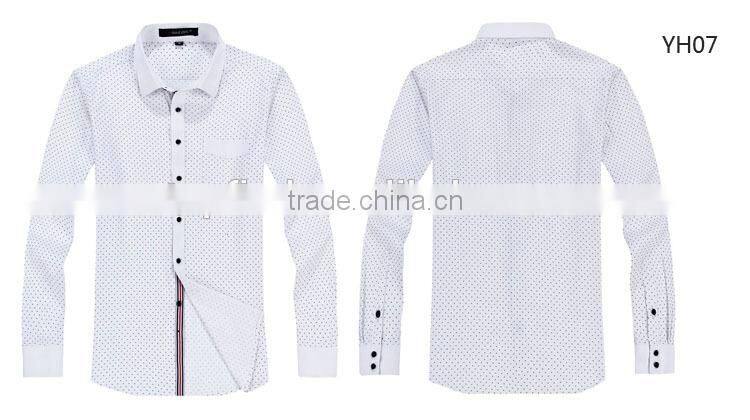 Hot sale polyester cotton special placket custom full-size printed man t-shirt