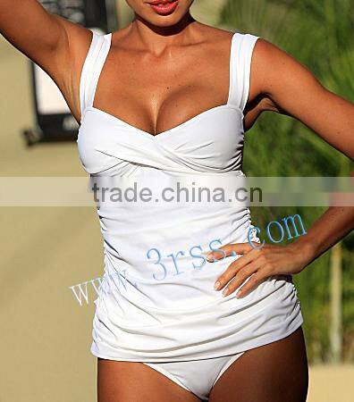 girls white tankini swimwear swimsuit