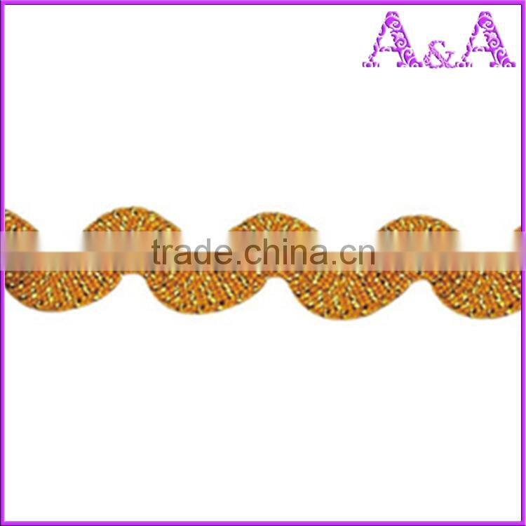 2014 new products wave ribbon zig zag grosgrain ribbon