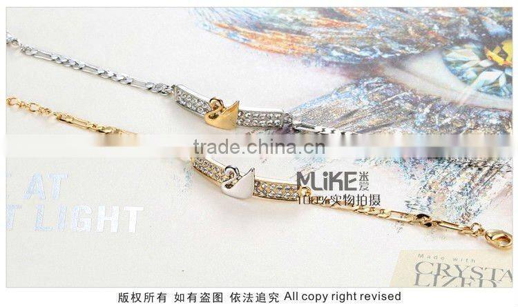 Swan Alloy bracelet with Crystal M3008