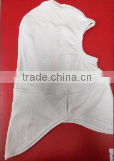 nomex face hood under helmet