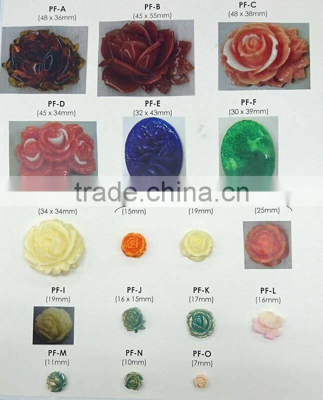 Best-Selling and Reliable Plastic Decaled Stone Ornamental Beads for Jewelry , OEM Available