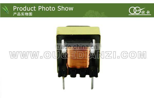 EE10 split bobbin transformer,vertical,pin4+4