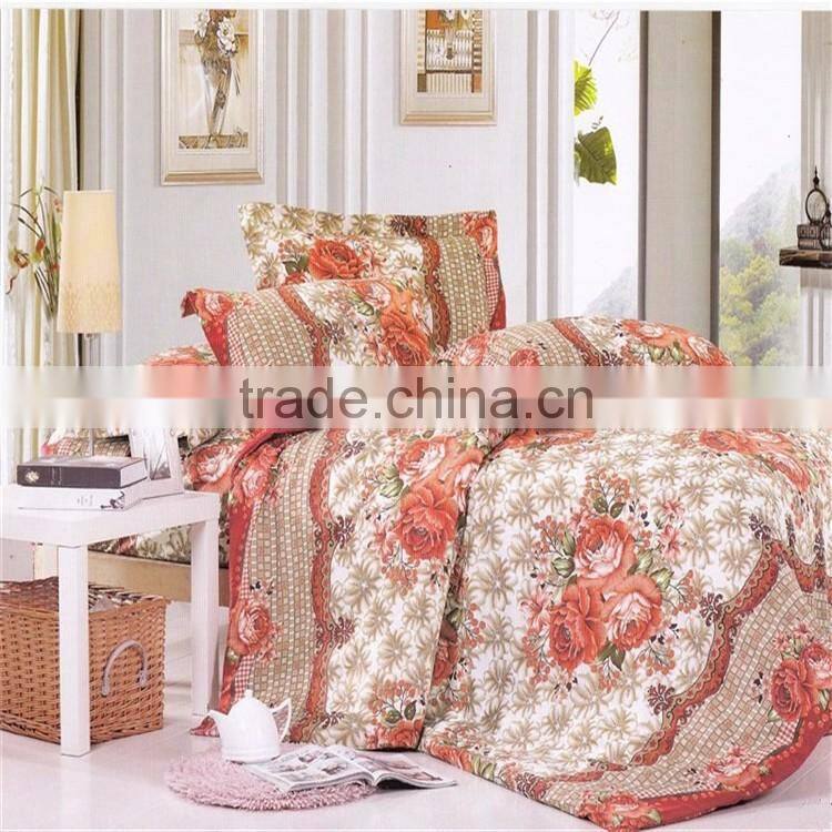 Cheap imported home texile bedding,100% polyester fiber quilt wholesale microfiber bedding set