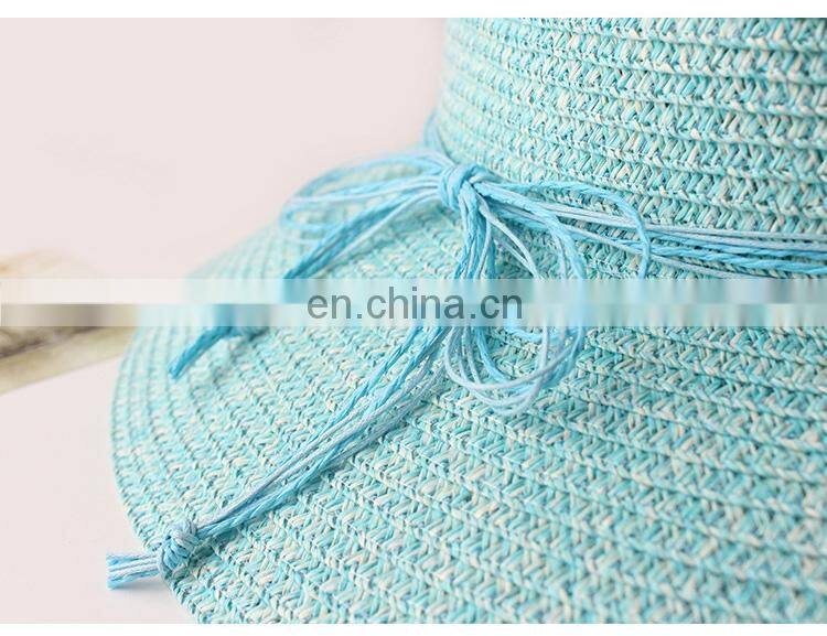 Bohemia Shell String Beads Straw Hat Large Eaves Sunscreen Beach Hat
