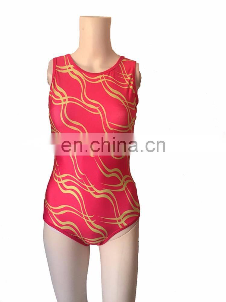 Sparkly Lycra Girls Dance Customized gymnastics competition leotards design