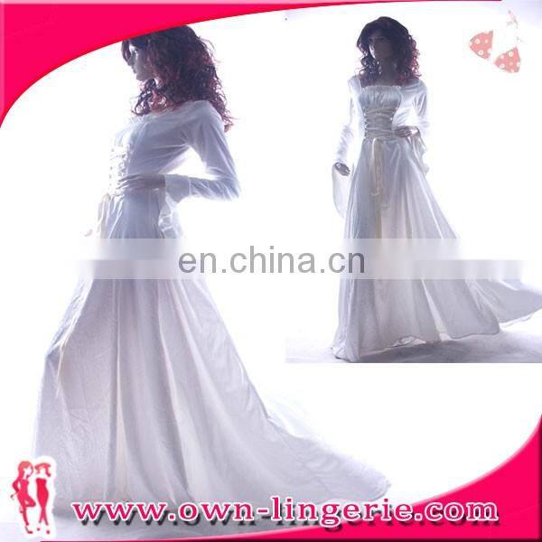 2017 New sexy Adult bride costume White dress costume