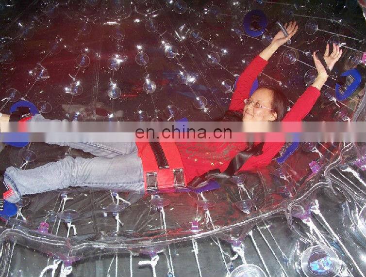 transparent inflatable zorb ball for water and grass