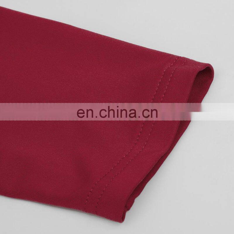 Kate Kasin Sexy Womens Maternity Long Sleeve Off Shoulder Long Maxi Dress Wine Red Maternity Dress KK000677-1