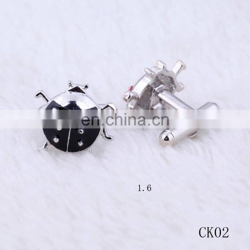 New product 2015 fashion blank cufflinks gold or silver shell cufflinks custom made cufflinks