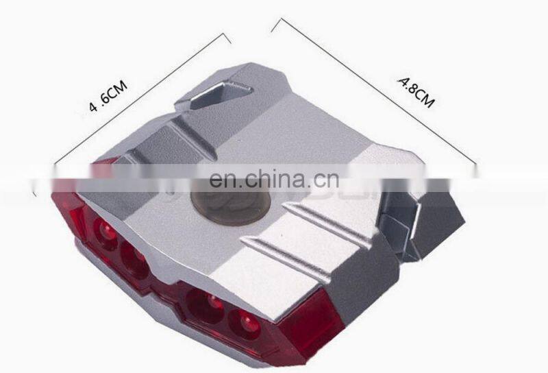 Waterproof Bike Safety Warning Lamp Cycling Rear Plastic Clamp Back Light