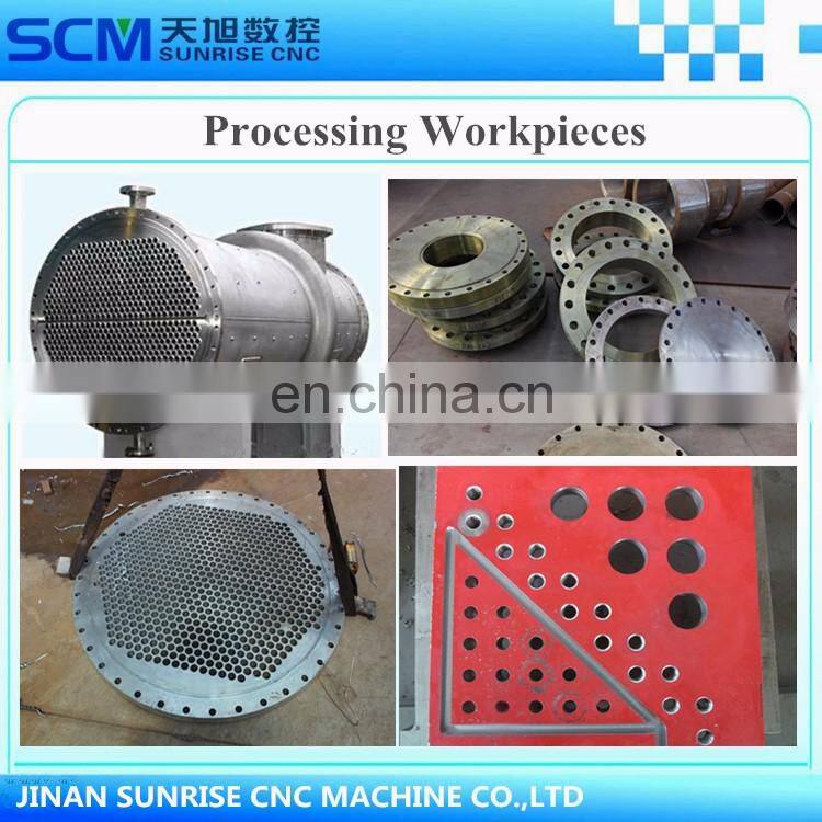 China maker CNC drilling machine for heat exchanger