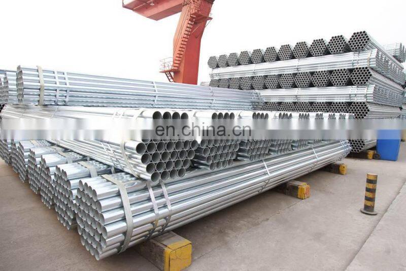 Hot dipped Galvanized steel pipe Z200g, caliber 48.3x3 mm scaffolding pipes actual weight delivery