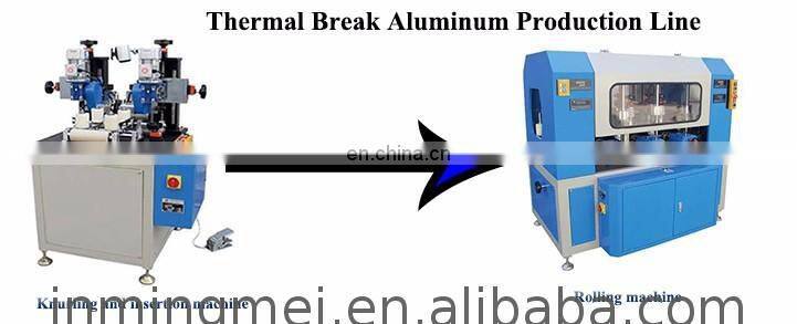 Hydraulic aluminum window machine