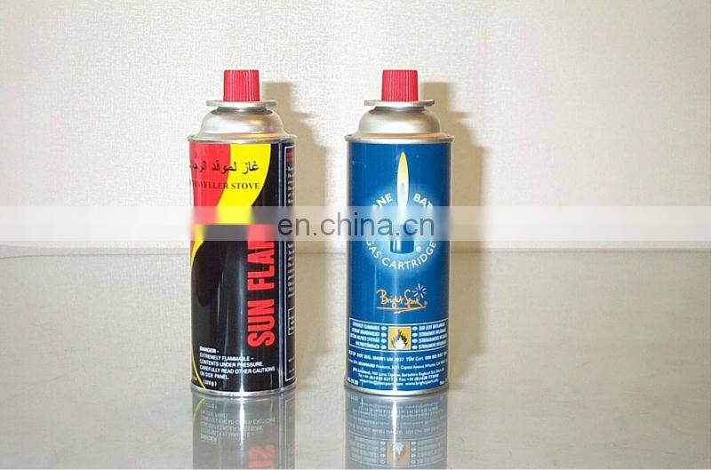 Butane gas cartridge 220g nozzle type