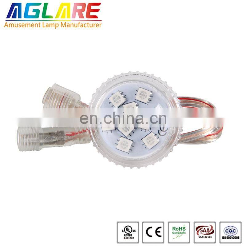 Auto program led rgb funfair led pixel lights amusement led light