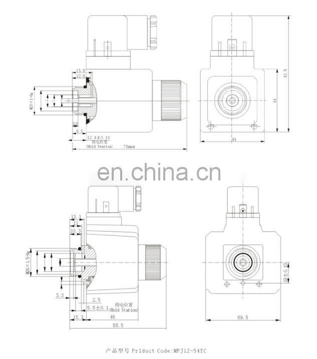 MFJ12-54YC Rexroth hydraulic Solenoid Valves Solenoid coil with good quality