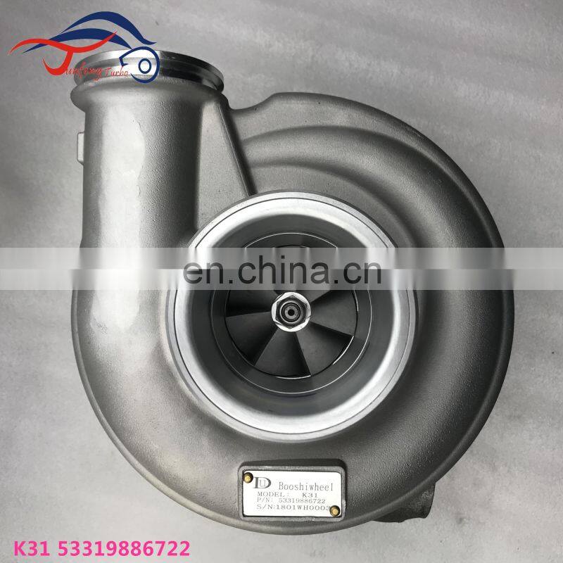 K31 Turbo 53319886722 53319706722 Turbocharger for MAN Gen Set, Commercial Bus with E2866D Engine