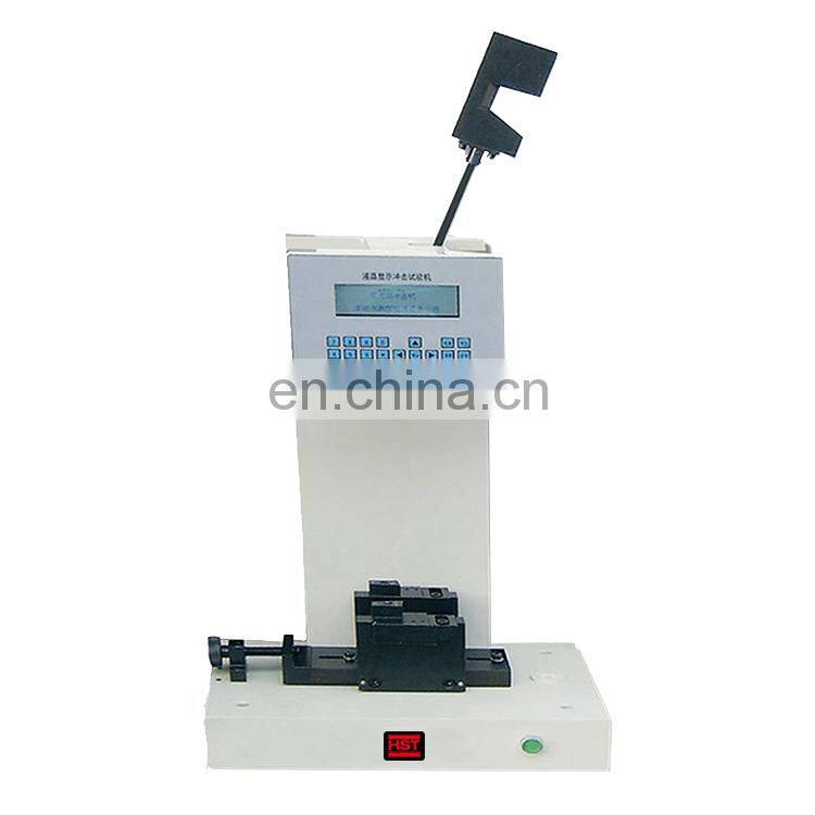 XJJD-7.5/15/25/50J digital display plastic charpy impact tester price
