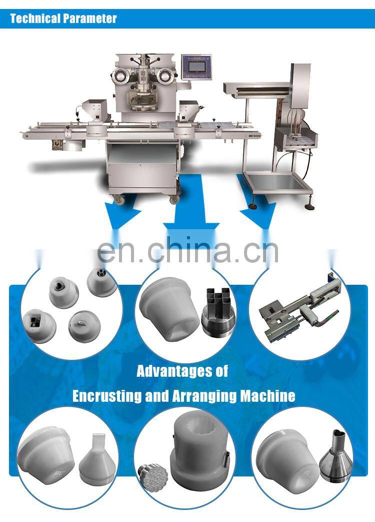 2017 New condition japanese automatic encrusting machine/maamoul machine