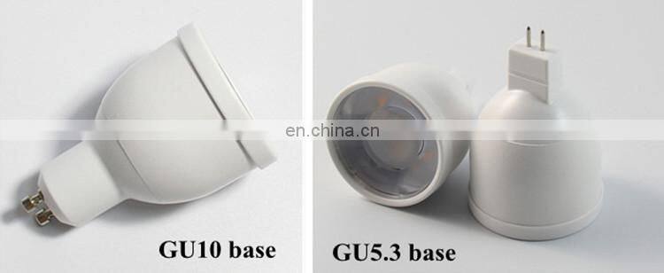 Brimax wholesale china good price PC coated Aluminum material dimmable cob spot light ceiling lamp GU10 G5.3 led spotlights